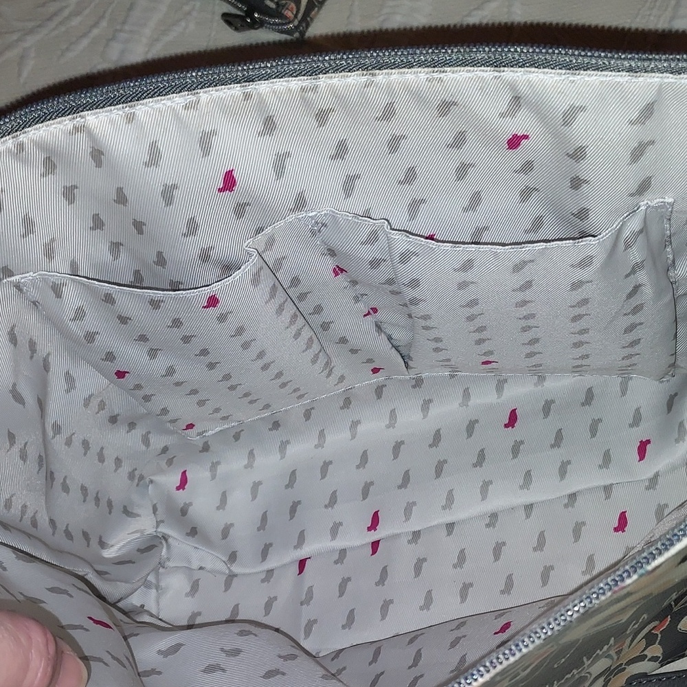 Sakroots City Shadow Songbird Satchel Tote With Wallet. NWOT - Picture 7 of 16